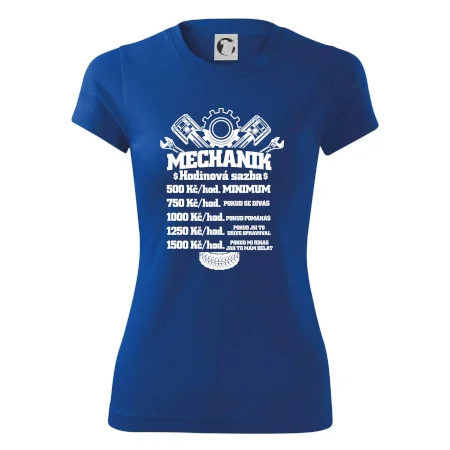 Mechanik - hodinová sazba