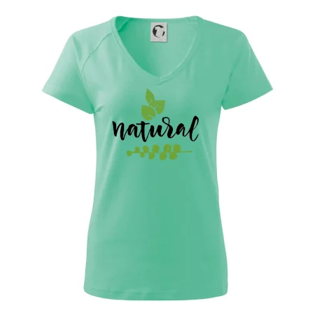 Natural - nápis v listech