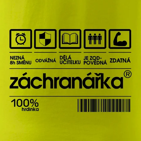 Čárový kód záchranářka