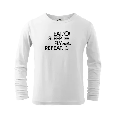 Eat sleep fly repeat