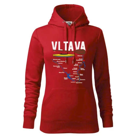 Mapa řeky Vltavy