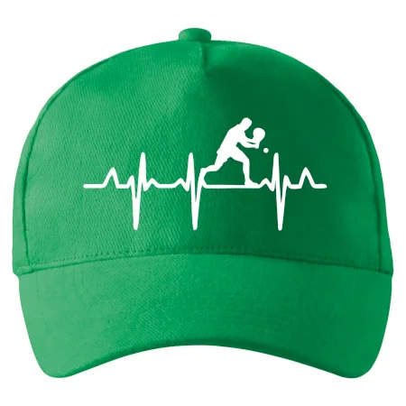 EKG stolní tenista stojící