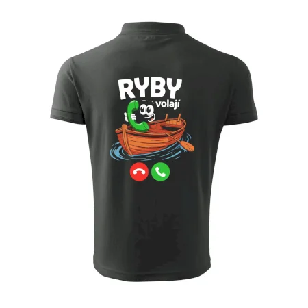 Karikatura ryby volají
