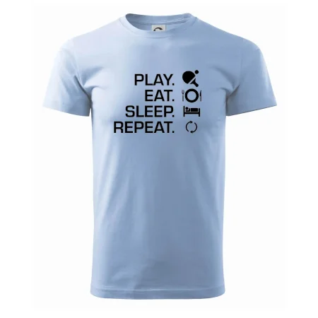Stolní tenis - eat sleep