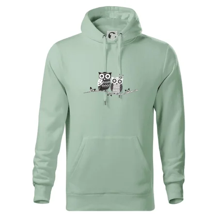 Dvě sovy abstraktní