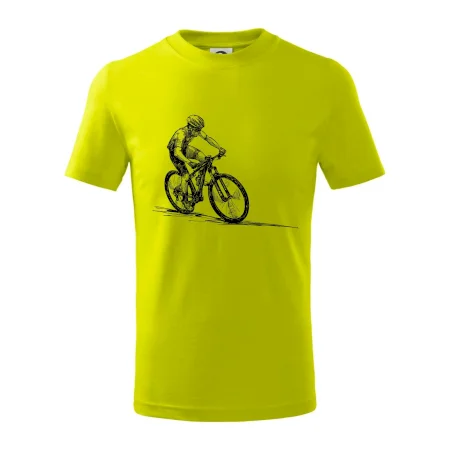 MTB kreslený cyklista