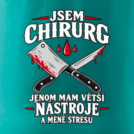Řezník chirurg s většími nástroji