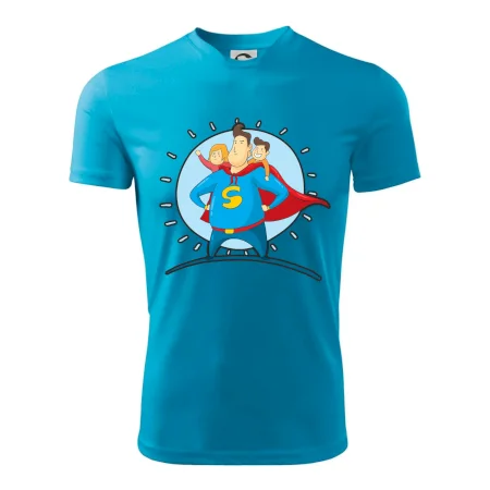 Táta superman - holka a kluk