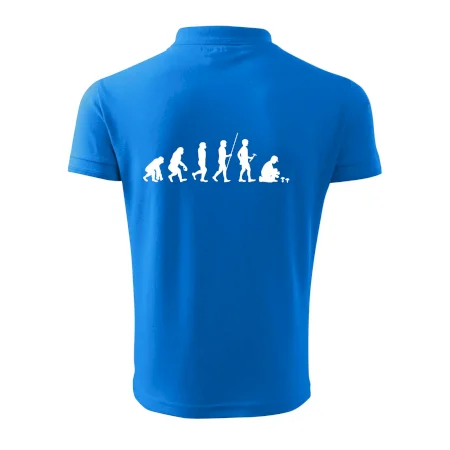 Evoluce houbař muž