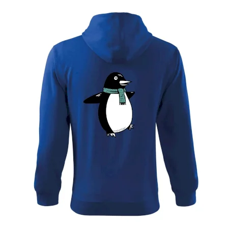 Tučňák se zelenou šálou