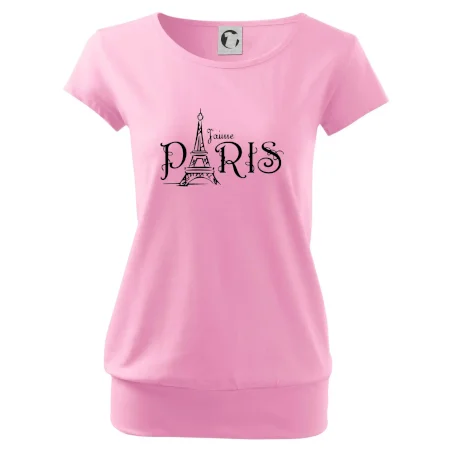 Paris nápis Eiffelovka rovný