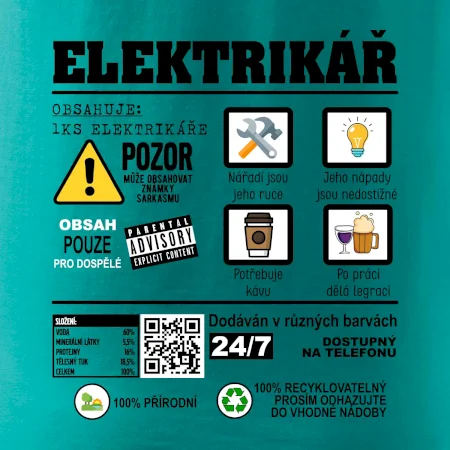 Profese - informace o produktu - elektrikář