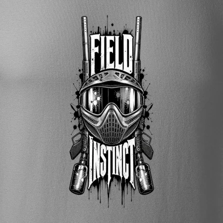Černobílá maska field instinct paintball