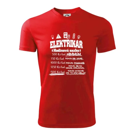 Elektrikář hodinová sazba