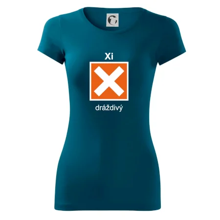Xi Dráždivý - Výstražná tabulka na tričku
