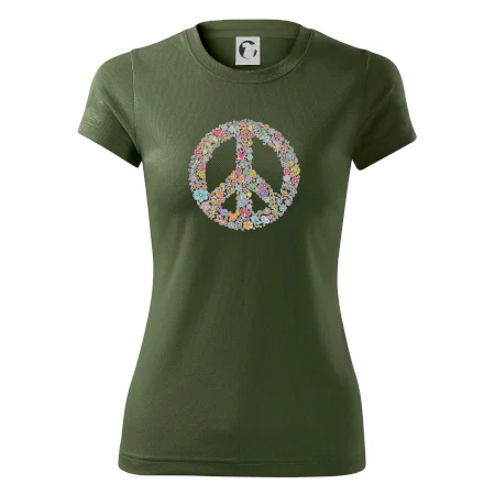 Peace symbol lístečky