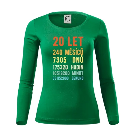 Narozeniny 20 přepočet času