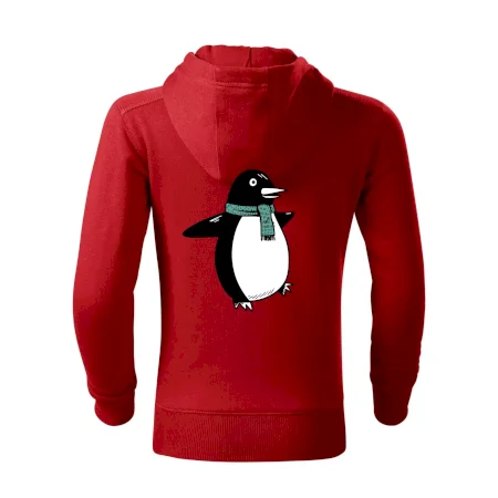 Tučňák se zelenou šálou
