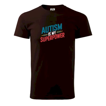Šikmý nápis Autism is my superpower
