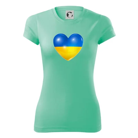 Ukrajina srdce vlajka