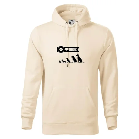 I love dogs - tlapka