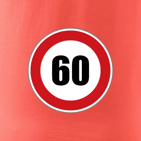 Dopravní značka - omezení rychlosti 60