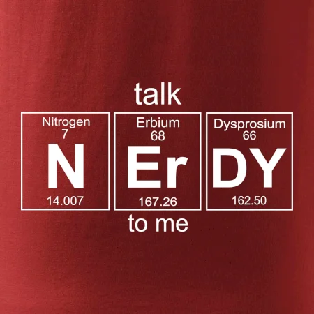 Talk nerdy - periodická tabulka