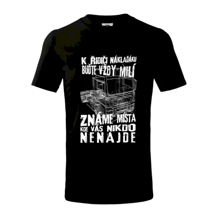 K řidiči náklaďáku buďte vždy milý