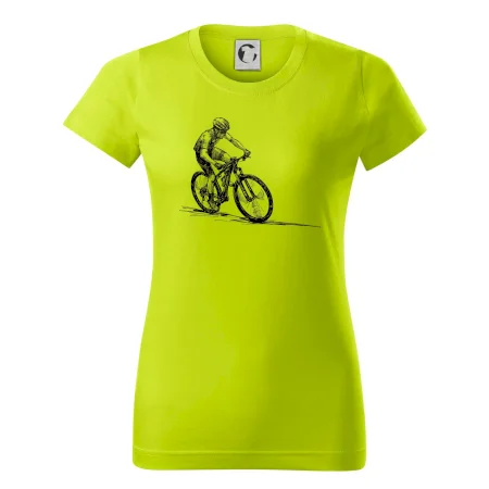 MTB kreslený cyklista