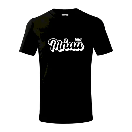 Mňau nápis