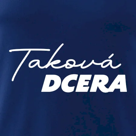 Jaký táta / máma - taková dcera psací