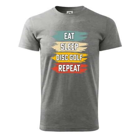 Disc Golf eat sleep barevné