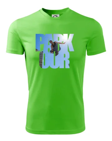 Parkour nápis nebe