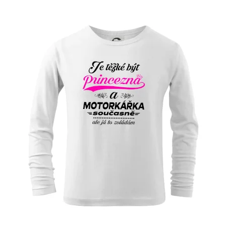 Je těžké být princezna - motorkářka