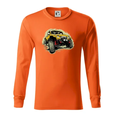 Žlutý offroad s navijákem