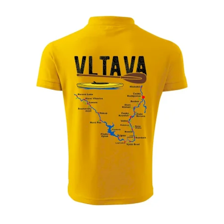 Mapa řeky Vltavy