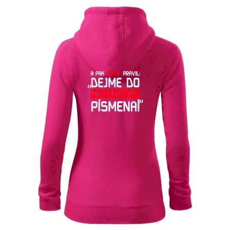 A pak satan pravil dejme do matematiky písmena