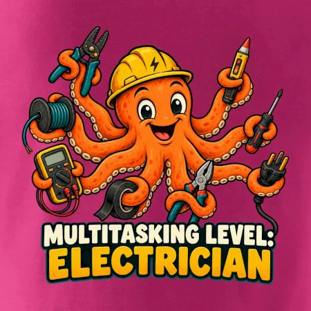 Chobotnice elektrikář multitasking