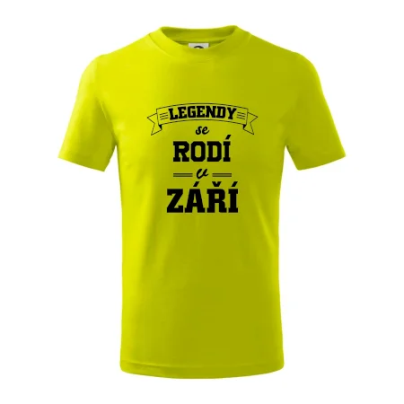 Legendy se rodí v září