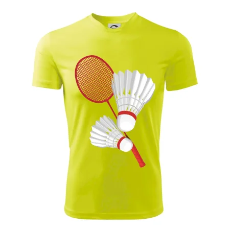 Badminton - pálka a košík