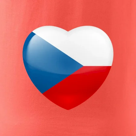 Česká vlajka srdce