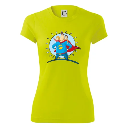 Táta superman - holka a kluk