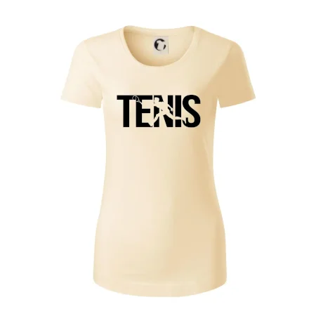 Tenis nápis silueta