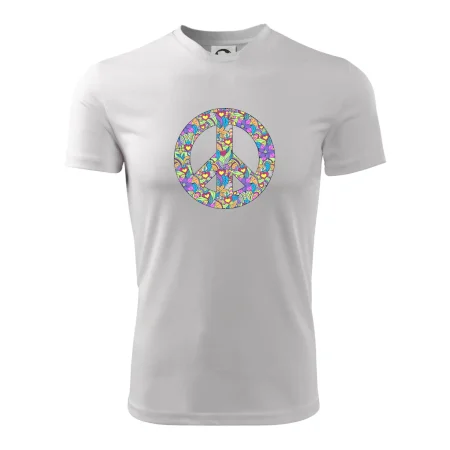Peace symbol mandela