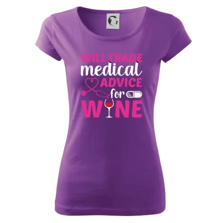 Will trade medical advice for wine