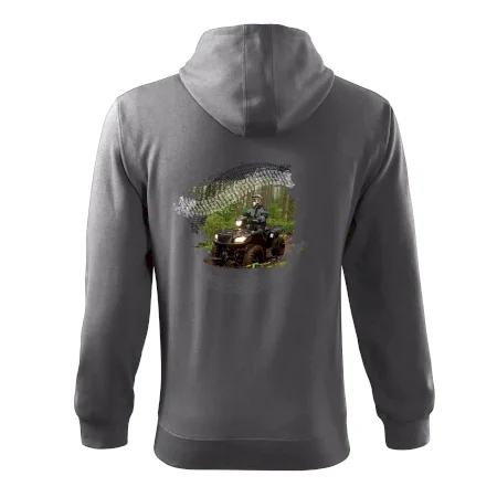 ATV čtyřkolka v lese