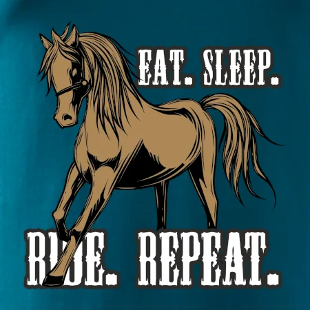 Eat Sleep Ride Repeat Western