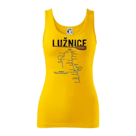 Mapa řeky Lužnice