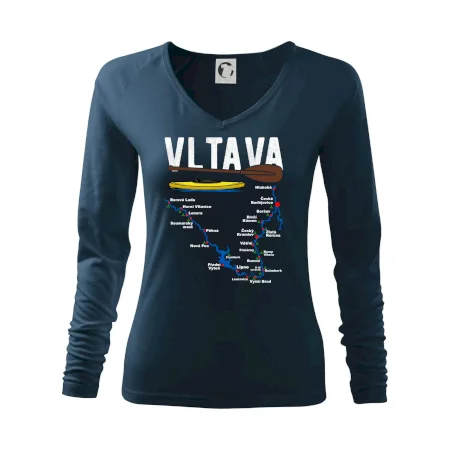 Mapa řeky Vltavy