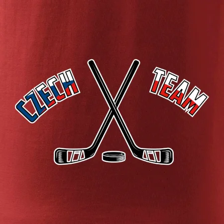 Czech team - hokejky a puk